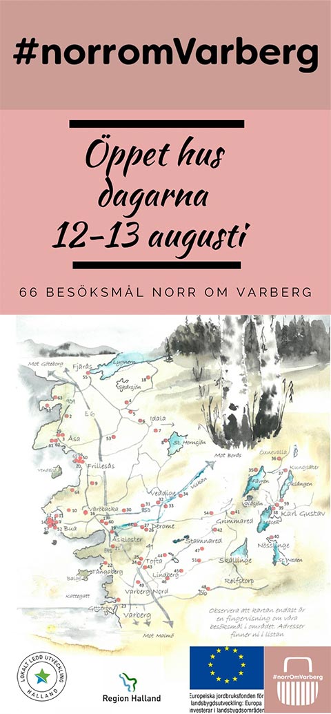 Öppet Hus Dagar 12-13 augusti Norr om Varberg