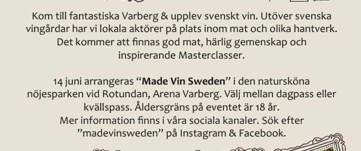 Made vin Sweden