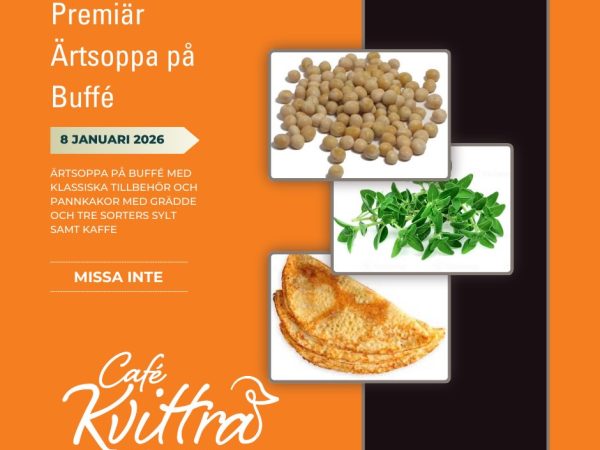 Ärtsoppa på Cafe Kvittra