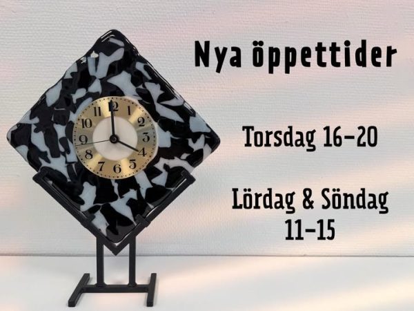 nya öppettider
